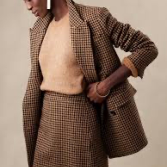 Banana Republic Modern Wool Blazer sz 2 - Picture 2 of 5